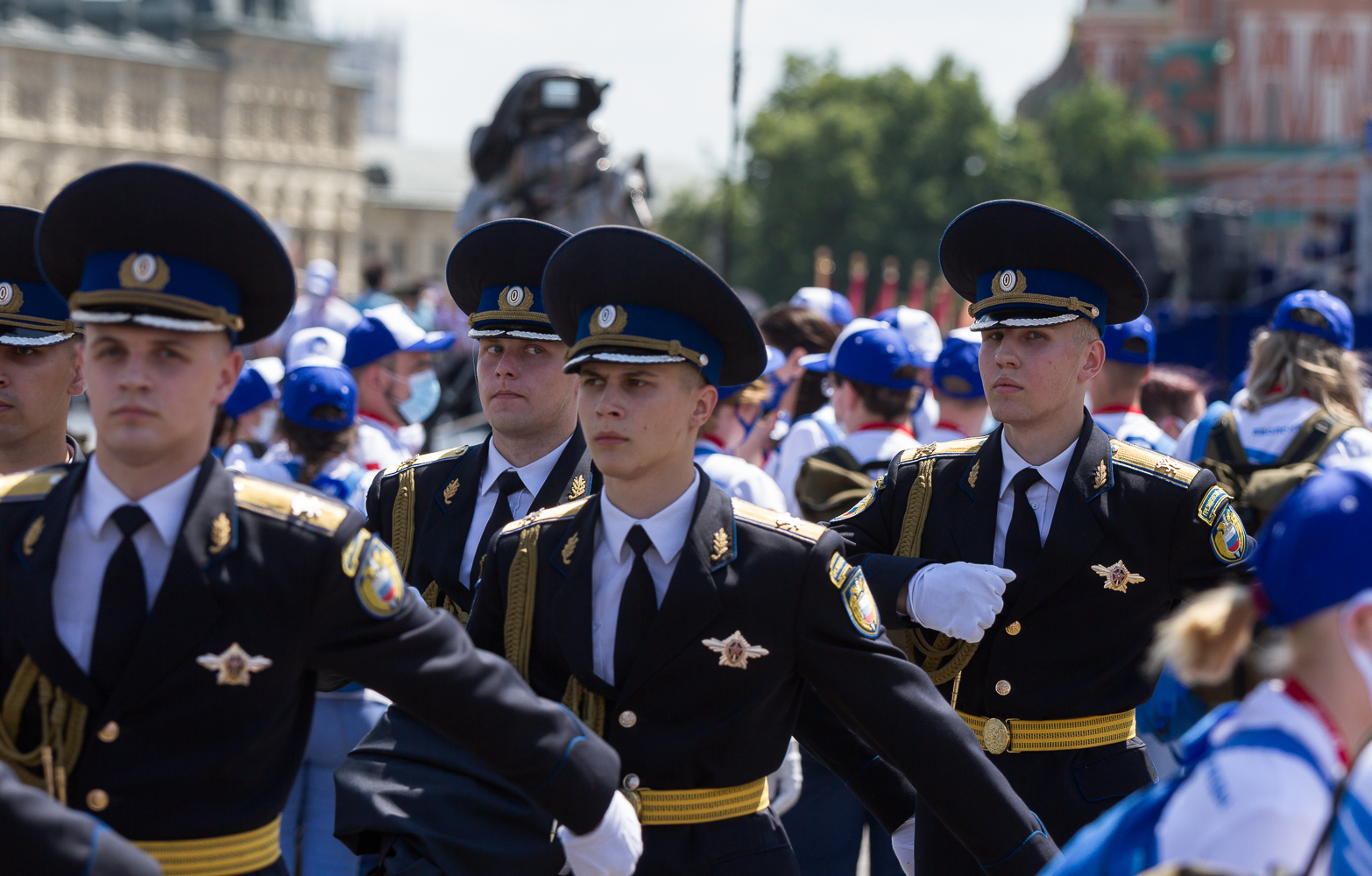 Президентский полк на параде победы